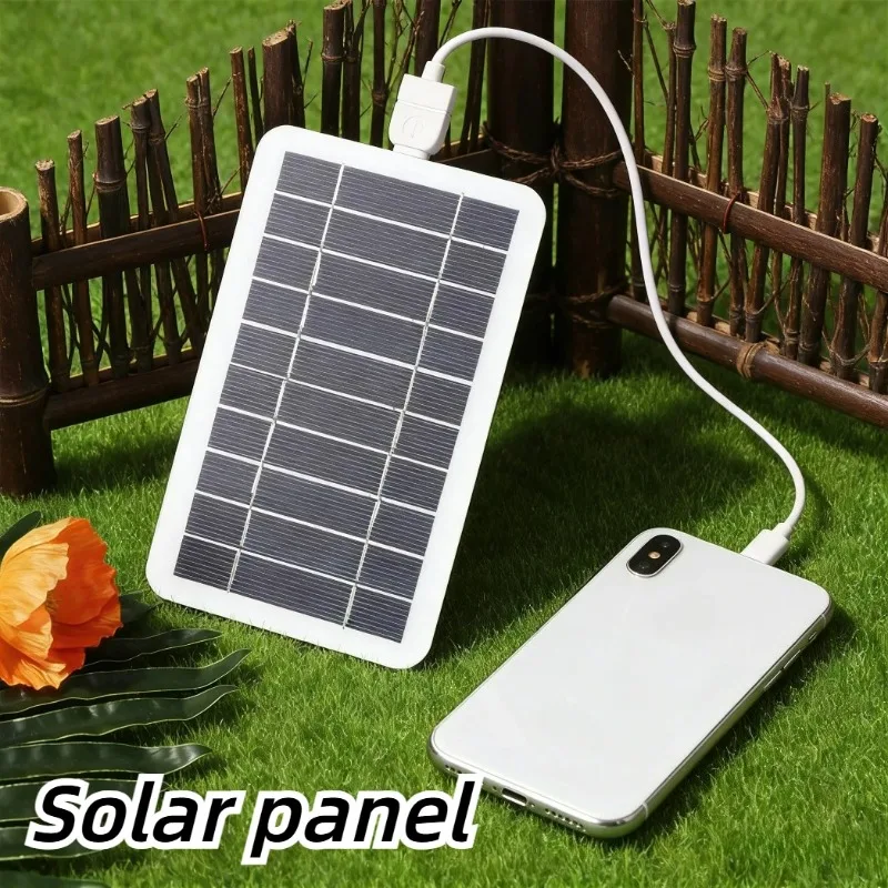 5V 5W ソーラーパネル充電器、USBインターフェース付き - Solar Emergency Charger のレビューと価格