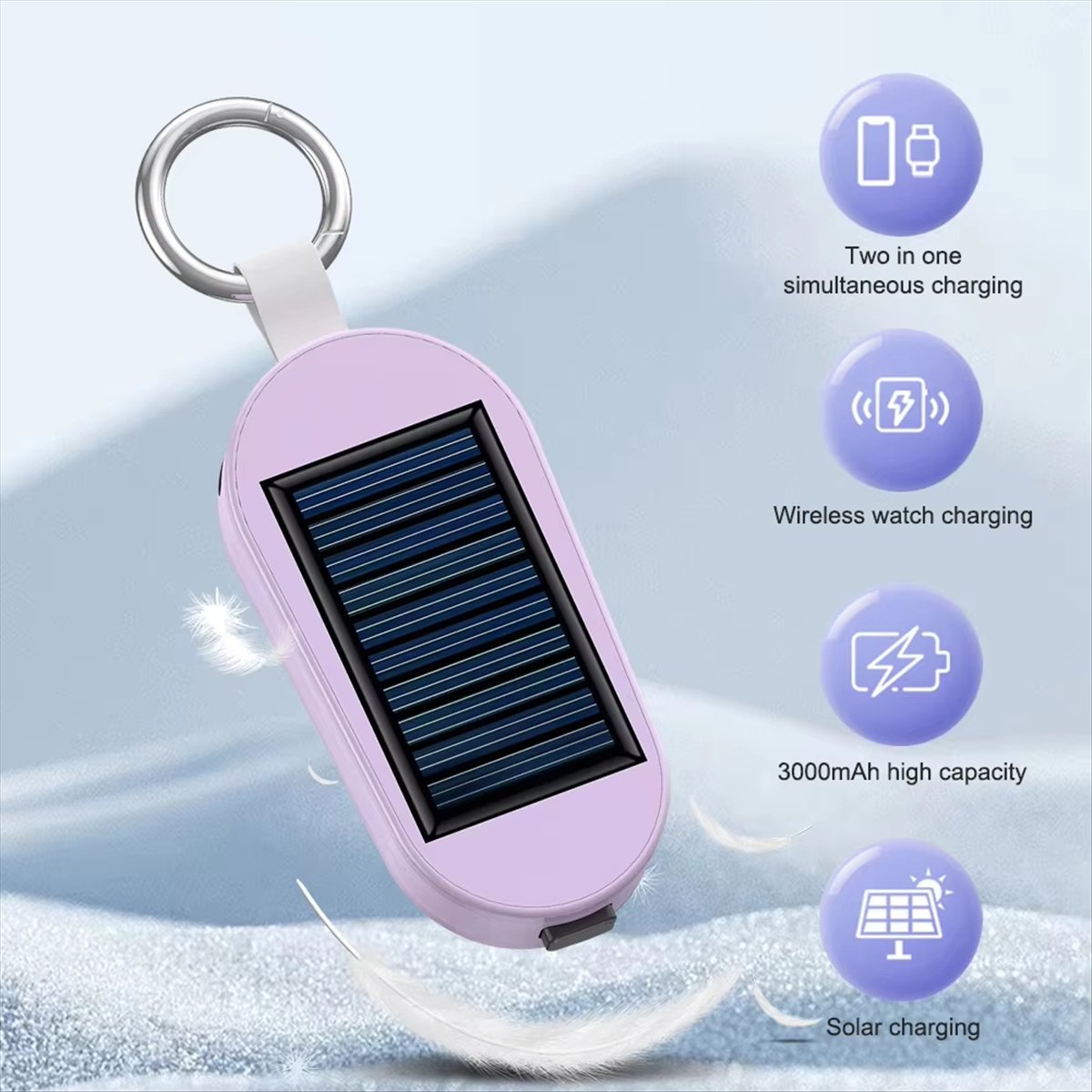 # 01U電子アクセサリー、ミニ緊急用パワーバンクポータブル - Solar Emergency Charger のレビューと価格